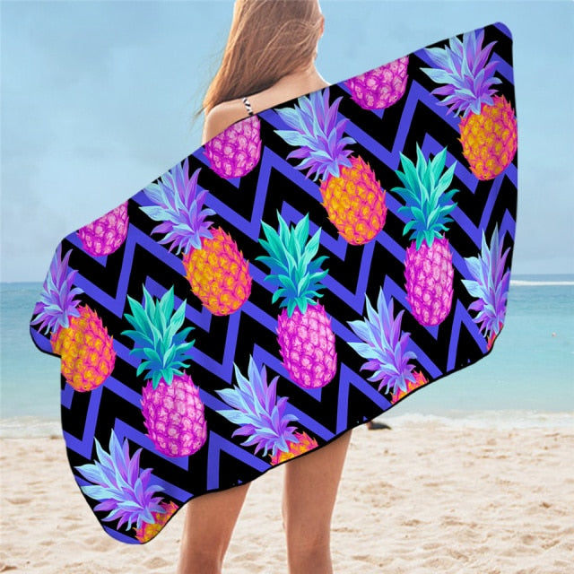 Pineapple Bath & Beach Towel