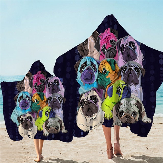 Frenchies Hooded Towel